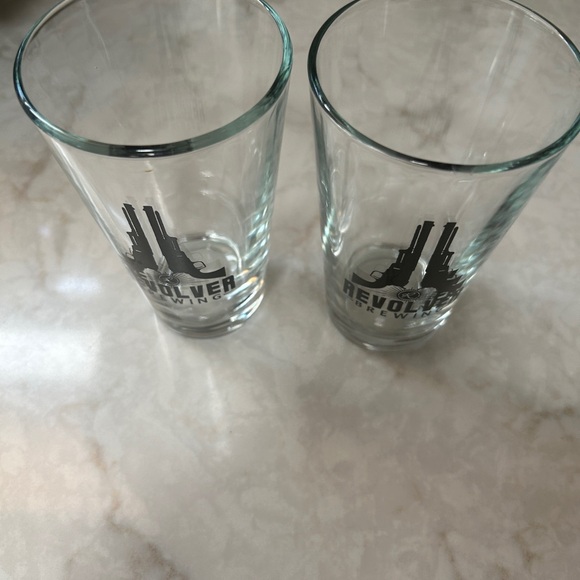 REVOLVER BREWING COMPANY PINT GLASSES-SET OF 2 - Picture 2 of 3